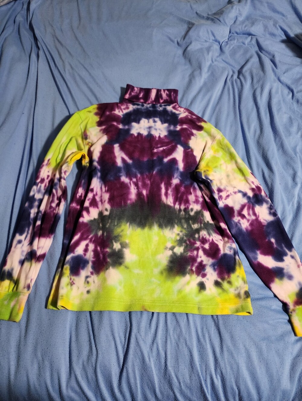 Traditions 100% Cotton Tie-Dye Turtleneck